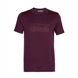 T-Shirt Icebreaker Hommes Tech Lite SS Crewe Icebreaker Story Brazilwood