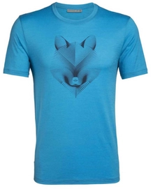 T-Shirt Icebreaker Men Tech Lite SS Crewe Arctic Fox Polar