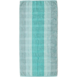 Serviette de bain Cawö Cashmere Stripes Turquoise