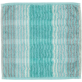 Face Towels Cawö Cashmere Stripes Turquoise (set of 6)