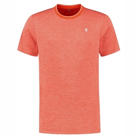 T-shirt de Tennis K Swiss Men Hypercourt Double Crew Spicy Orange Melange