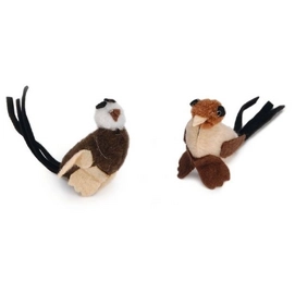 Pluche Vogeltjes Beeztees Mix (set van 6)