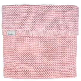 Babydeken Koeka Porto Tea Rose Baby Pink White