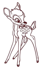 Muursticker Anel Bambi Groot