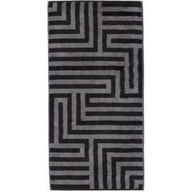 Gastendoek Cawö Graphic Grafik Zwart (set van 6)