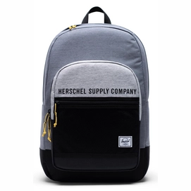 Sac à Dos Herschel Supply Co. Athletics Kaine Mid Grey Crosshatch Light Grey Crossh Black