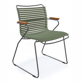 Tuinstoel Houe Click Dining Chair Armrests Olive Green