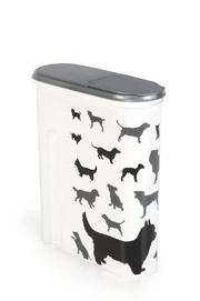 Voercontainer Curver Kunststof Zwart/Wit 4,5 Liter