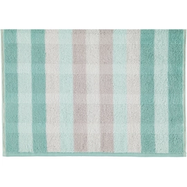 Gästehandtuch Cawö Noblesse Interior Stripes Sea Green (6er Set)