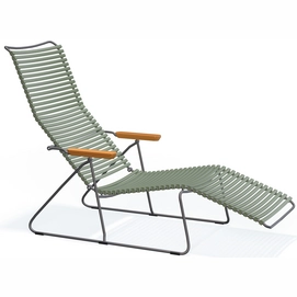 Ligbed Houe Click Sunlounger Olive Green