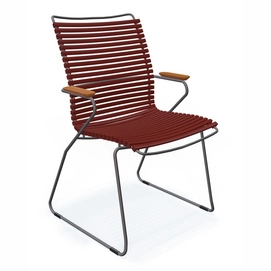 Gartenstuhl Houe Click Dining Chair Tall Paprika