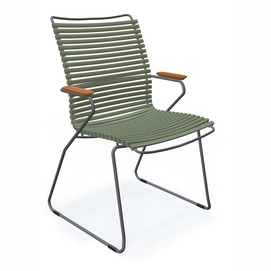 Gartenstuhl Houe Click Dining Chair Tall Olive Green