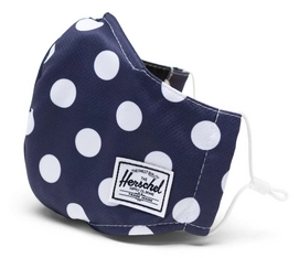 Face Mask Herschel Supply Co. Classic Fitted Face Mask Peacoat Polka Dot