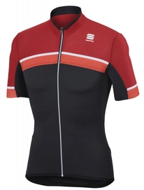 Fietsshirt Sportful Men Pista Jersey Anthracite Red