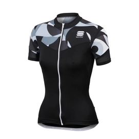 Maillot de Cyclisme Sportful Women Primavera Jersey Black White-M