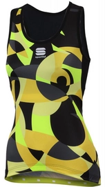 Fietsshirt Sportful Women Primavera Top Black Yellow