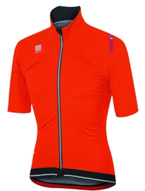 Fietsjack Sportful Women Fiandre Ultimate Short Sleeve Jacket Fire Red