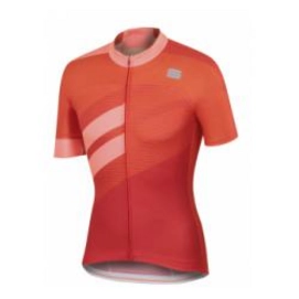Fietsshirt Sportful Men Bodyfit Team Jersey Red Coral Fluo