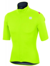 Fietsshirt Sportful Men Fiandre Light NoRain SS Yellow Fluo