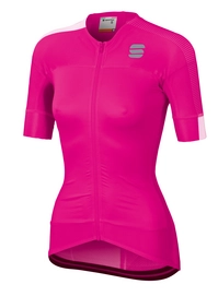 Fietsshirt Sportful Women Bodyfit Pro 2.0 Evo Jersey Bubble Gum White