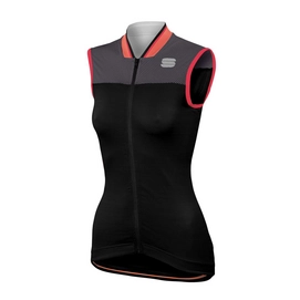 Fietsshirt Sportful Women Grace Sleeveless Black Anthracite