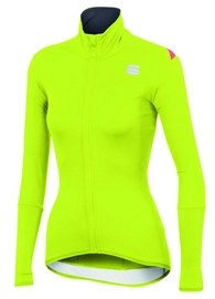 Fietsjack Sportful Women Fiandre Light NoRain Top Yellow Fluo