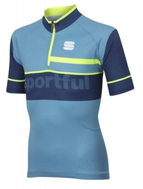 Fietsshirt Sportful Squadra Corse Kids Jersey Niagara Blue