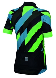 Fietsshirt Sportful Volt Kids Jersey Black Niagara