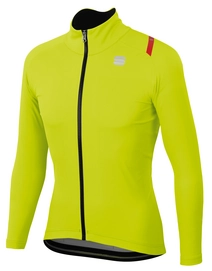 Fietsjack Sportful Men Fiandre Ultimate 2 Windstopper Yellow FLuo
