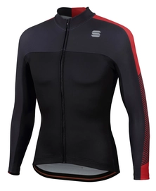 Radtrikot Sportful Bodyfit Pro Thermal Black Red Herren