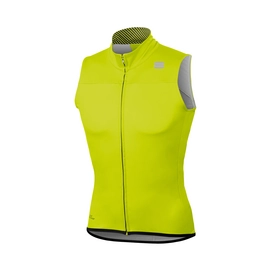 Fietsjack Sportful Men Bodyfit Pro Ws Vest Yel Fluo Black Ruby Wine