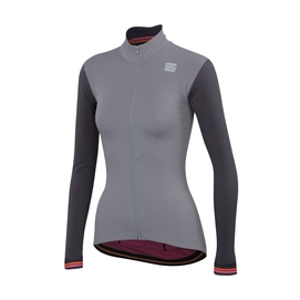 Fietsshirt Sportful Women Grace Thermal Jersey Cement Anthracite Bubble Gum