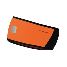 Hoofdband Sportful Men Windstopper Headband Black Orange SDR