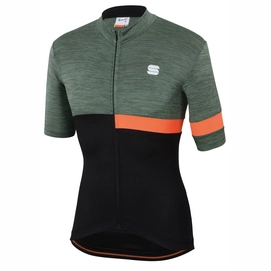 Fietsshirt Sportful Men Giara Jersey Green Black Orange
