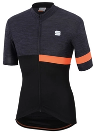 Fietsshirt Sportful Men Giara Jersey Black Orange Sdr