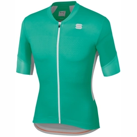 Maillot de Cyclisme Sportful Men GTS Jersey Bora Green Miami Green White-XL