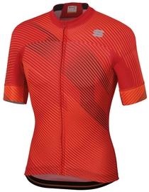 Radtrikot Sportful Bodyfit Team 2.0 Faster Jersey Red Anthracite