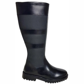 Women's Boots Custom Made Franka Black Calf Size 27.5 cm