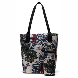 Draagtas Herschel Supply Co. Insulated Alexander Zip Tote Small Tropical Foliage