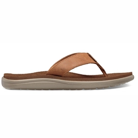 Sandals Teva Women Voya Flip Leather Chipmunk-Shoe Size 3
