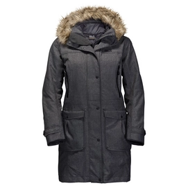 Wintermantel Jack Wolfskin Majestic Peaks 3In1 Schwarz Damen
