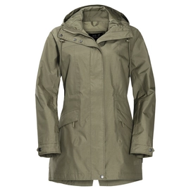 Jacke Jack Wolfskin Cameia Parka Khaki Damen