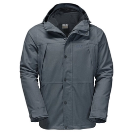 Winterjacke Jack Wolfskin Harbour Bay Dark Iron Herren