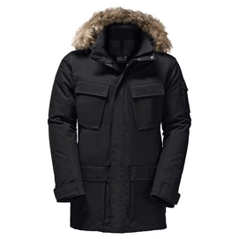 Winterjacke Jack Wolfskin Glacier Canyon Parka Schwarz Herren