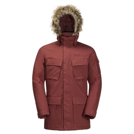 Jacket Jack Wolfskin Men Glacier Canyon Parka Redwood