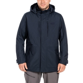 Winter Jacket Jack Wolfskin Westpoint Island Night Blue
