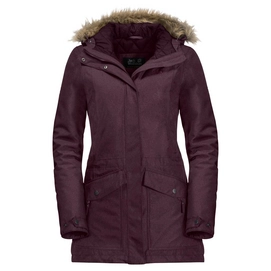 Jacke Jack Wolfskin Coastal Range Parka Burgundy Damen