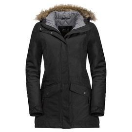 Jacket Jack Wolfskin Women Coastal Range Parka Black