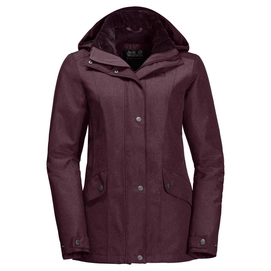 Jacke Jack Wolfskin Park Avenue Burgundy Damen
