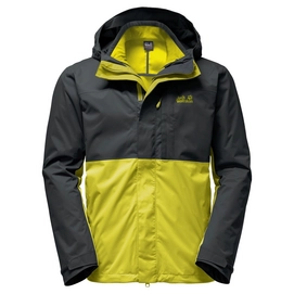 Jack wolfskin black and yellow jacket hot sale